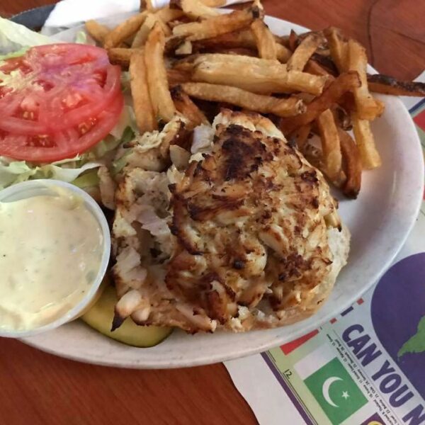 Colossal Crab Cake Sandwich